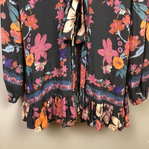Free People Violet Hill Printed Tunic Dress Size 2 - Picture 5 of 12